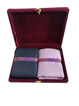 OCM Unstitched Cotton Blend Shirt & Trouser Fabric Solid