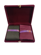 OCM Unstitched Cotton Blend Shirt & Trouser Fabric Solid