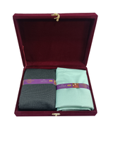 OCM Unstitched Cotton Blend Shirt & Trouser Fabric Solid