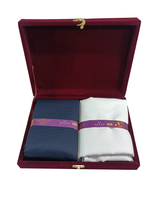 OCM Unstitched Cotton Blend Shirt & Trouser Fabric Solid