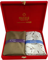 Raymond Unstitched Viscose Rayon Shirt & Trouser Fabric Printed