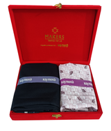 Raymond Unstitched Cotton Shirt & Trouser Fabric Printed.