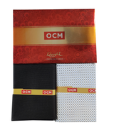 OCM Unstitched Cotton Shirt & Trouser Fabric Printed.