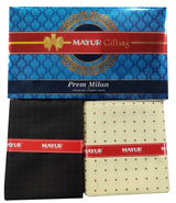 MAYUR Unstitched Pure Cotton Printed Shirt & Trouser Fabric