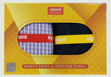 Raymond Unstitched Cotton Shirt & Trouser Fabric Checkered