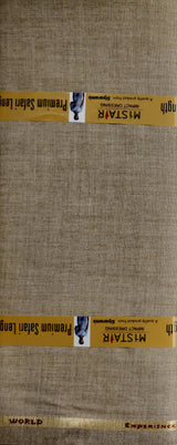 Mansfab Brocade Solid Safari Fabric  (Unstitched)-0013