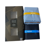 Raymond Unstitched Cotton Blend Shirt & Trouser Fabric Checkered