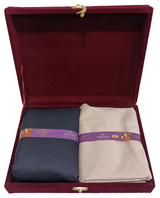 OCM Unstitched Cotton Blend Shirt & Trouser Fabric Solid.