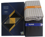 Raymond Unstitched Cotton Checkered Shirt & Trouser Fabric.