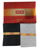 OCM Unstitched Cotton Shirt & Trouser Fabric Printed.