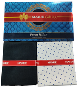 MAYUR Unstitched Pure Cotton Printed Shirt & Trouser Fabric
