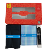 Raymond Unstitched Cotton Shirt & Trouser Fabric Checkered