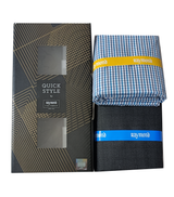 Raymond Unstitched Cotton Blend Shirt & Trouser Fabric Checkered.