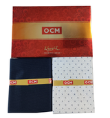 OCM Unstitched Cotton Shirt & Trouser Fabric Printed.