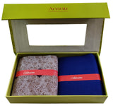 arvind pure cotton printed shirt & trouser fabric (unstitched)yell-0016