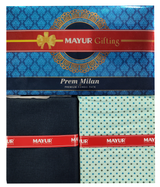 MAYUR Unstitched Pure Cotton Printed Shirt & Trouser Fabric