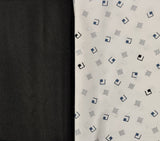 Raymond Poly Viscose Typography Printed Shirt & Trouser Fabric (Unstitched)