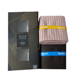 Raymond Unstitched Cotton Blend Shirt & Trouser Fabric Checkered.