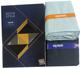 Raymond Unstitched Cotton Checkered Shirt & Trouser Fabric.