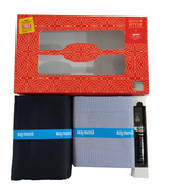 Raymond Unstitched Cotton Shirt & Trouser Fabric Checkered