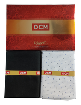 OCM Unstitched Cotton Shirt & Trouser Fabric Printed