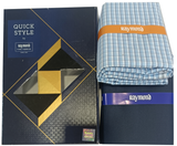 Raymond Unstitched Cotton Checkered Shirt & Trouser Fabric.