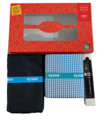 Raymond Unstitched Cotton Shirt & Trouser Fabric Checkered