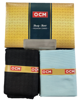 OCM Unstitched Cotton Shirt & Trouser Fabric Checkered