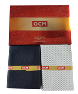 OCM Unstitched Cotton Shirt & Trouser Fabric Printed.