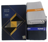 Raymond Unstitched Cotton Checkered Shirt & Trouser Fabric.
