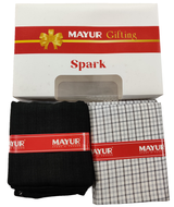 MAYUR Unstitched Pure Cotton Checkered Shirt & Trouser Fabric Solid.