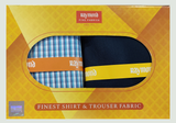 Raymond Unstitched Cotton Shirt & Trouser Fabric Checkered