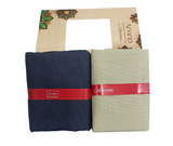 Arvind Unstitched Cotton Blend Shirt & Trouser Fabric Self Design