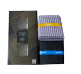 Raymond Unstitched Cotton Blend Shirt & Trouser Fabric Checkered.
