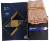 Raymond Unstitched Cotton Checkered Shirt & Trouser Fabric.