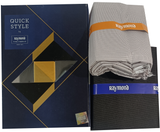 Raymond Unstitched Cotton Checkered Shirt & Trouser Fabric.