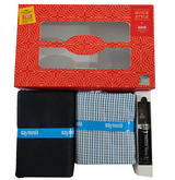 Raymond Unstitched Cotton Shirt & Trouser Fabric Checkered