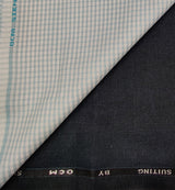 OCM Men's Cotton Shirt & Poly Viscose Trouser Fabric Combo Unstitched (Free Size) TUFAN-1031