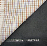 OCM Men's Cotton Shirt & Poly Viscose Trouser Fabric Combo Unstitched (Free Size) TUFAN-1032