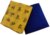 Arvind Pure Cotton Printed Shirt & Trouser Fabric (Unstitched)Yell-0034