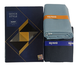 Raymond Unstitched Cotton Checkered Shirt & Trouser Fabric.