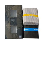 Raymond Unstitched Cotton Blend Shirt & Trouser Fabric Checkered