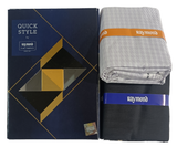 Raymond Unstitched Cotton Checkered Shirt & Trouser Fabric.