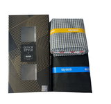 Raymond Unstitched Cotton Blend Shirt & Trouser Fabric Checkered