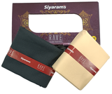 Siyaram"s Unstitched Cotton Plain Shirt & Trouser Fabric.