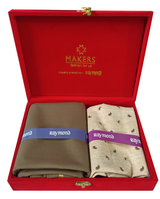 Raymond Unstitched Cotton Shirt & Trouser Fabric Printed.