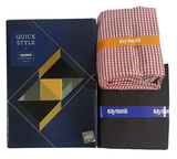Raymond Unstitched Cotton Checkered Shirt & Trouser Fabric.