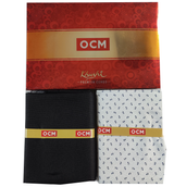 OCM Unstitched Cotton Shirt & Trouser Fabric Printed.
