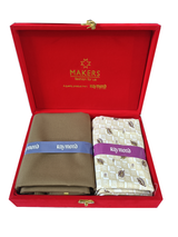 Raymond Unstitched Cotton Shirt & Trouser Fabric Printed.