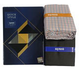 Raymond Unstitched Cotton Shirt & Trouser Fabric.